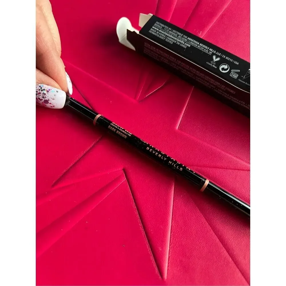 Anastasia Beverly Hills Brow Wiz - Skinny Brow Pencil Dark Brown BNIB MSRP $25